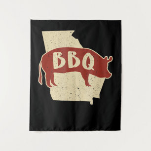 BBQ saus   Barbecuechef   Vlees Cook Gift Wandkleed