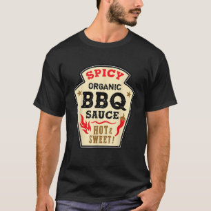 BBQ-saus hete pittige grill ketchup barbeque T-shirt