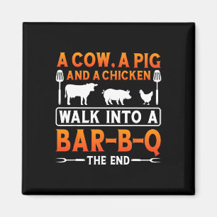 BBQ SHIRT A KOE MAGNEET