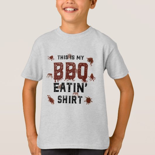 BBQ-shirt T-shirt (Voorkant)