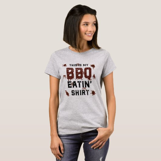 BBQ-shirt T-shirt (Voorkant volledig)