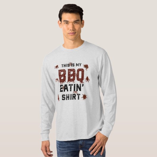 BBQ-shirt T-shirt (Voorkant volledig)
