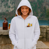 BBQ Skewers en bier zomer Cookout Hoodie