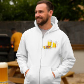 BBQ Skewers en bier zomer Cookout Hoodie