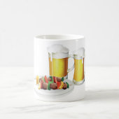 BBQ Skewers en bier zomer Cookout Koffiemok (Center)