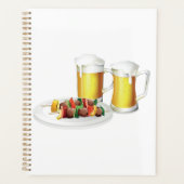 BBQ Skewers en bier zomer Cookout Planner (Voorkant)