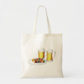 BBQ Skewers en bier zomer Cookout Tote Bag (Voorkant)