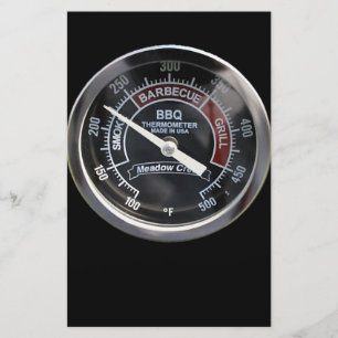 BBQ Smoker 225 Gradentemperatuurmeter - Ideaal Briefpapier