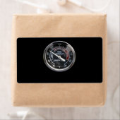 BBQ Smoker 225 Gradentemperatuurmeter - Ideaal Etiket (Insitu)