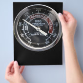 BBQ Smoker 225 Gradentemperatuurmeter - Ideaal Flyer (Hand)