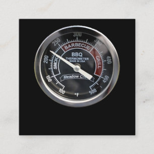 BBQ Smoker 225 Gradentemperatuurmeter - Ideaal Vierkante Visitekaartje