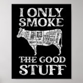 BBQ Smoker I Only Smoke Poster (Voorkant)