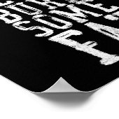 BBQ Smoker Laten we een of andere Fat Fitness Work Poster (Hoek)