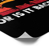 BBQ Smoker Love is in the Air or is it Bacon? Poster (Hoek)