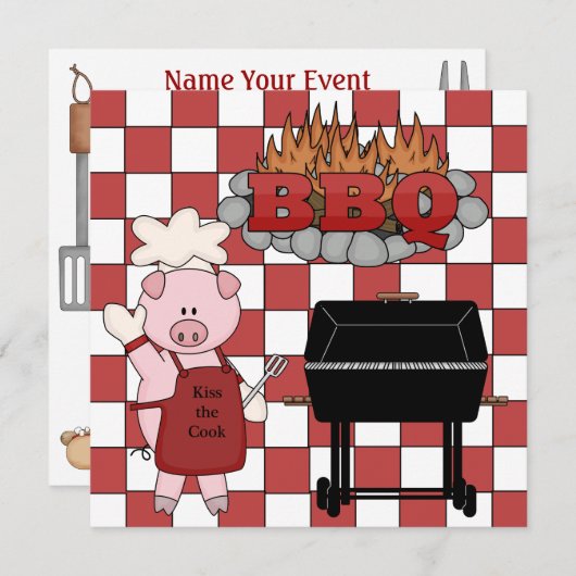 BBQ! SRF KAART (Voorkant / Achterkant)