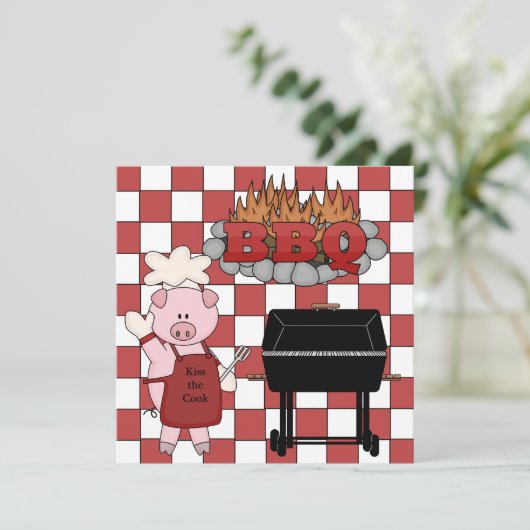 BBQ! SRF KAART (Staand voorkant)