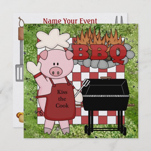 BBQ! SRF KAART (Voorkant / Achterkant)