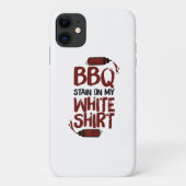 BBQ Stain op mijn White Premium Case-Mate iPhone Case (Achterkant)