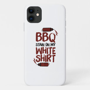 BBQ Stain op mijn White Premium Case-Mate iPhone Case