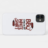 BBQ Stain op mijn White Premium Case-Mate iPhone Case (Achterkant (horizontaal))