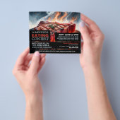 BBQ Steak - Competitieve/Speed Eating Contest Flyer (Hand)