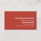 BBQ Steak - Concurrerend / Speed Eater Visitekaartje (Achterkant)