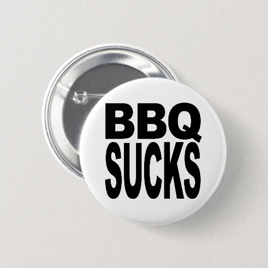 BBQ Sucks Ronde Button 5,7 Cm (Voorkant /achterkant)