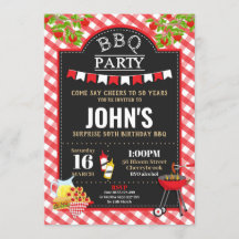 BBQ Surprise Birthday Party Any Age Invision