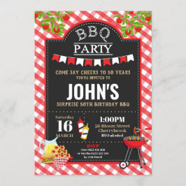 BBQ Surprise Birthday Party Any Age Invision Kaart