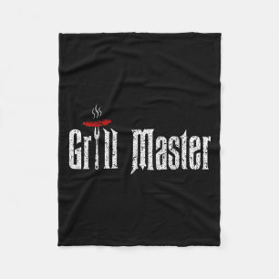 Bbq T-shirt-uitspraken, Grill Master-shirt, Cadeau Fleece Deken