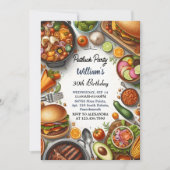 BBQ Taco Chef Soep Potluck Party 30e verjaardag Kaart (Voorkant)