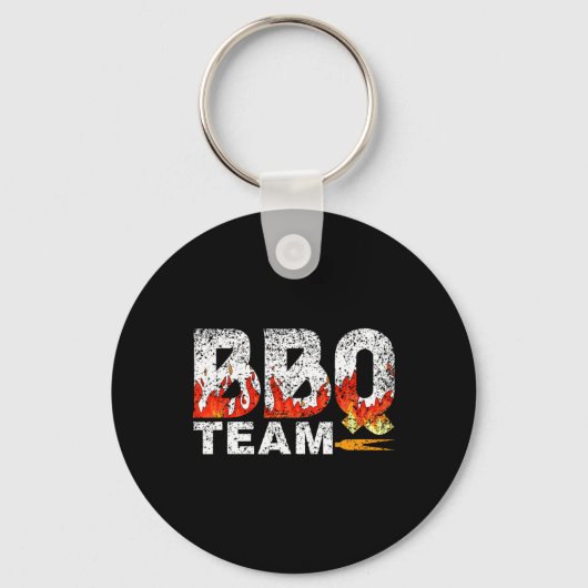 BBQ Team Vlees Byrbecue Grillen Grill BBQ Sleutelhanger (Voorkant)