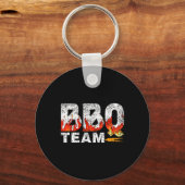BBQ Team Vlees Byrbecue Grillen Grill BBQ Sleutelhanger (Voorkant)