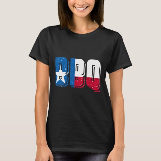 BBQ Texas 1 T-shirt (Voorkant)