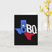 BBQ Texas State Vlag en Byrbecue Kaart (Gele Bloem)
