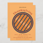 BBQ Thanksgiving Invitation Kaart (Voorkant / Achterkant)
