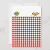 BBQ thema Baby-Q Geslacht onthullen bewerkbare uit Kaart (Achterkant)