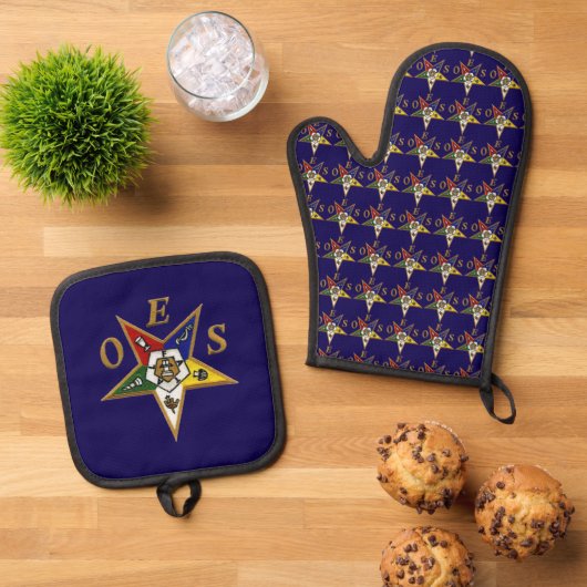 BBQ-tijd Ovenwant & Pannenlap Set (Top down)