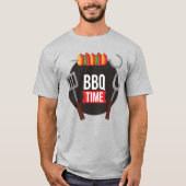 BBQ Time Grill Master Grappig Eten T-shirt (Voorkant)