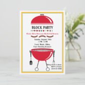 BBQ Time Invitation Kaart (Staand voorkant)