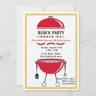 BBQ Time Invitation Kaart