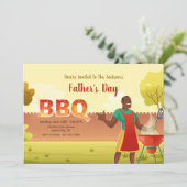 BBQ Time Invitation Kaart (Staand voorkant)