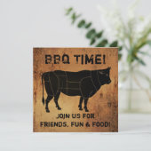 BBQ Time! Kaart (Staand voorkant)