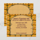 BBQ Time Simple Style! Kaart (Voorkant / Achterkant)