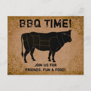 BBQ Time! (vintage in nood) Kaart