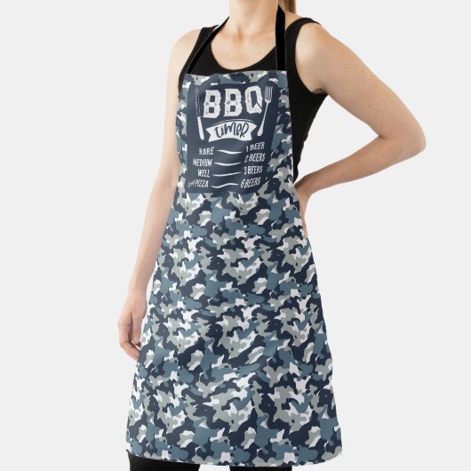 BBQ Timer All Over Print Schort (Insitu)