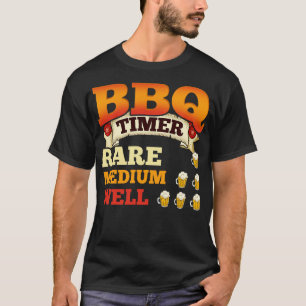 BBQ Timer Barbecue Beer Drink Grilling T-shirt