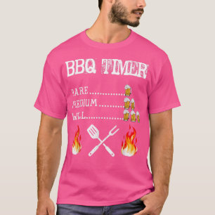 BBQ-timer Barbecue Grappig Grill Grillcadeau Manne T-shirt