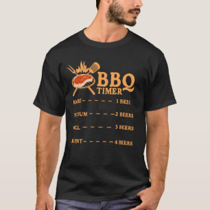 BBQ Timer, barbecue liefhebbers, grillen geschenke T-shirt