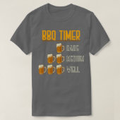 BBQ Timer Beer T-shirt (Design voorkant)
